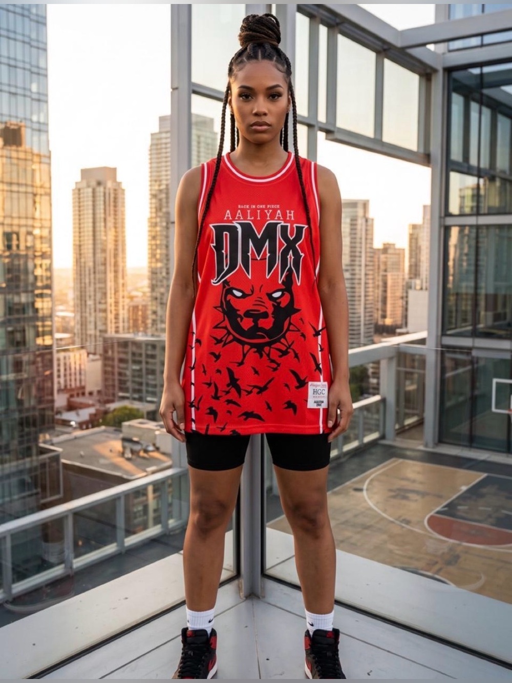 Headgear Classics Aaliyah x DMX "Back In One Piece" Commemorative Mesh Jersey